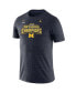 Men's Brand Navy Michigan Wolverines College Football Playoff 2023 National Champions Velocity Legend Performance T-shirt