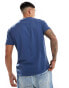 Polo Ralph Lauren icon logo pocket t-shirt classic oversized fit in mid blue