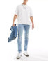 Jack & Jones glenn slim jean in mid wash blue