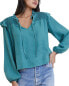 Bella Dahl Long Sleeve Smocked Ruffle Pullover Women's