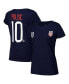 Women's Christian Pulisic Navy USMNT Name Number T-Shirt