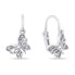 Design silver earrings Butterflies EA187W