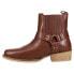 Dingo Black Bart Pull On Mens Brown Casual Boots DI282-BRN