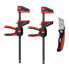 Bessey Aktion-Set: 2x Einhandzwingen EZ360-30 +1x Klappmesser DBKPH-EU & EW Systainer³ M 137 blau / rot