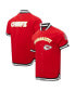 Men's Red Kansas City Chiefs Classic Warm-Up Short Sleeve Full-Snap Jacket