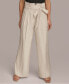 Donna Karan Women's Solid Tie-Waist Wide-Leg Pants