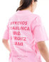 Sixth June graphic back t-shirt pink