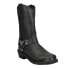 Dingo Chopper Square Toe Motorcycle Mens Black Casual Boots DI19053