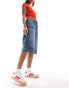 Cotton On 90s baggy shorts in blue dusk denim