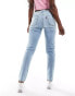 Levi's mid rise boyfriend performance cool denim jeans in bleach blue