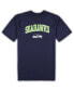 Комплект пижамы Concepts Sport College Navy, Heather Gray Seattle Seahawks Big and Tall T-shirt and Pajama Pants Sleep Set