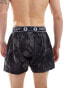 Aape By A Bathing Ape camo print boxer short in black