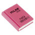 MILAN Box 36 Book Shaped Erasers Nata® Assorted Colours