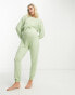 ASOS DESIGN Maternity – Superweicher Lounge-Jumpsuit in Salbeigrün