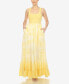 Women's Smocked Ruffle Maxi Dress