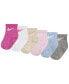 Baby and Toddler Boys or Girls Swoosh Ankle Socks, Pack of 6