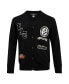 Men's Black Pittsburgh Steelers Prep Button-Up Cardigan Sweater