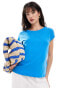 Vero Moda round neck t-shirt in sea blue