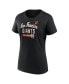 Women's Black San Francisco Giants Logo T-shirt