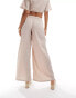 Esmee Exclusive textured beach trouser co-ord in oat