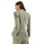 & Other Stories linen blazer in khaki