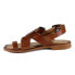 Diba True Candy Jam Flat Womens Brown Casual Sandals 21647-905