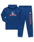 Комплект пижамы Concepts Sport Blue New York Rangers Big and Tall Pullover Hoodie and Joggers Sleep Set