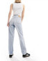 Monki Taiki high waist mom jeans in light blue