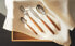 Set of maple cutlery