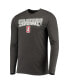 Комплект пижамы Concepts Sport Cardinal, Heathered Charcoal Distressed Stanford Cardinal Meter Long Sleeve T-shirt and Pants Sleep Set