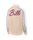 Women's Tan Buffalo Bills Lounge Full-Snap Varsity Jacket