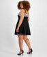 Trendy Plus Size Sequined Knot-Front Fit & Flare Dress