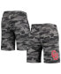 Men's Charcoal, Gray Oklahoma Sooners Camo Backup Terry Jam Lounge Shorts