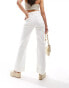 River Island wide leg jean in white