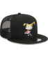 Men's and Women's Black Rugrats Angelica Trucker 9FIFTY Snapback Hat