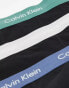 Calvin Klein ASOS Exclusive 3-pack of trunks with contrast waistbands in black