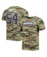 Men's Jaylon Smith Camo Caudron Name and Number T-shirt