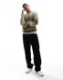 Selected Homme oversized knit jumper in ombre