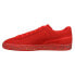 Puma Suede Mono Triplex Lace Up Mens Red Sneakers Casual Shoes 386852-02