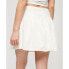 SUPERDRY Lace Trim Short Skirt