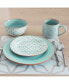 Geo 16 Pc. Dinnerware Set, Service for 4