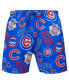 Men's Royal Chicago Cubs Toss Logo Woven Shorts