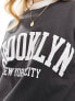 New Look Brooklyn sweatshirt in grey