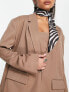 Something New X Naomi Anwer oversized blazer co-ord in beige