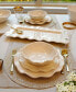 Perlette Cream Melamine 4-Pc. Salad Plate Set