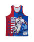 Men's Lawrence Taylor Royal New York Giants 1989 Player Burst Tank Top