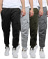 Men's Heavyweight Fleece-Lined Cargo Jogger Sweatpants-4PK