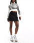 Tommy Jeans pleated mini skirt in black