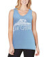 Women's Carolina Blue North Carolina Tar Heels Ferris Melange V-Neck Tank Top