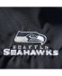 Men's College Navy Seattle Seahawks Coaches Classic Raglan Full-Snap Windbreaker Jacket